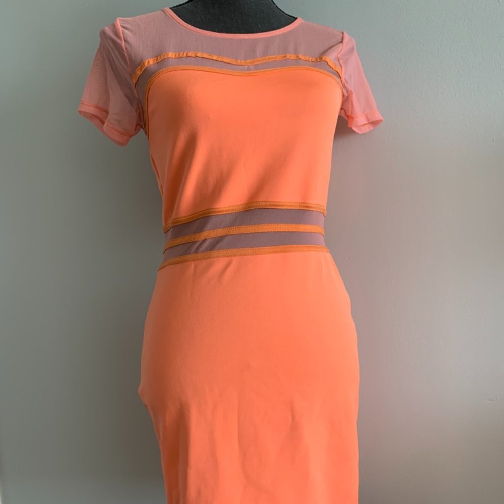 MISS SELFRIDGE Petite Bodycon/Mesh Dress
